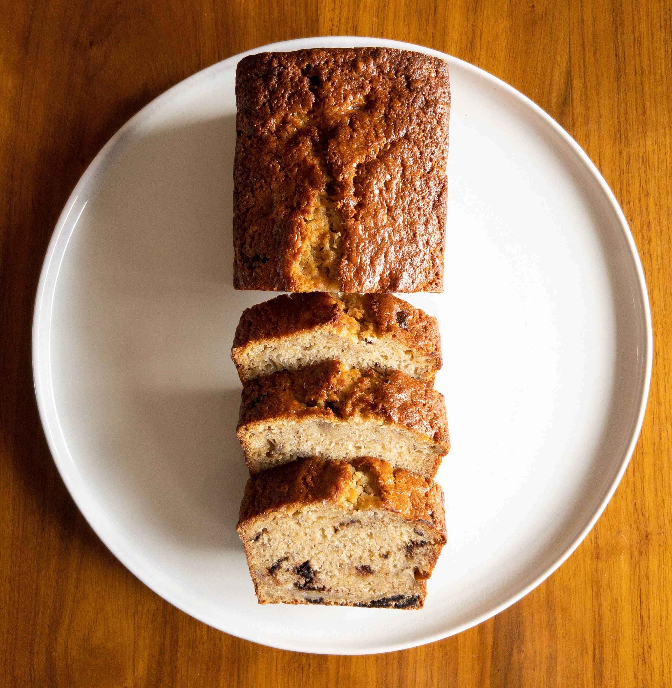 Buttermilk Dark Chocolate Chip Banana Bread Motte